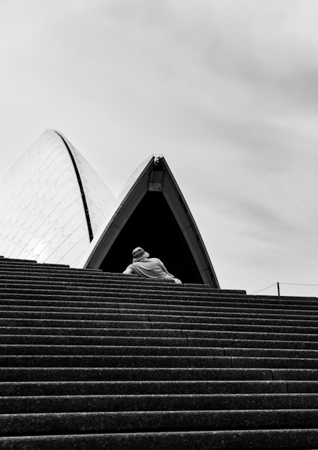Architecture, Building, Handrail, House, Housing, Opera House, Person, Staircase, Triangle